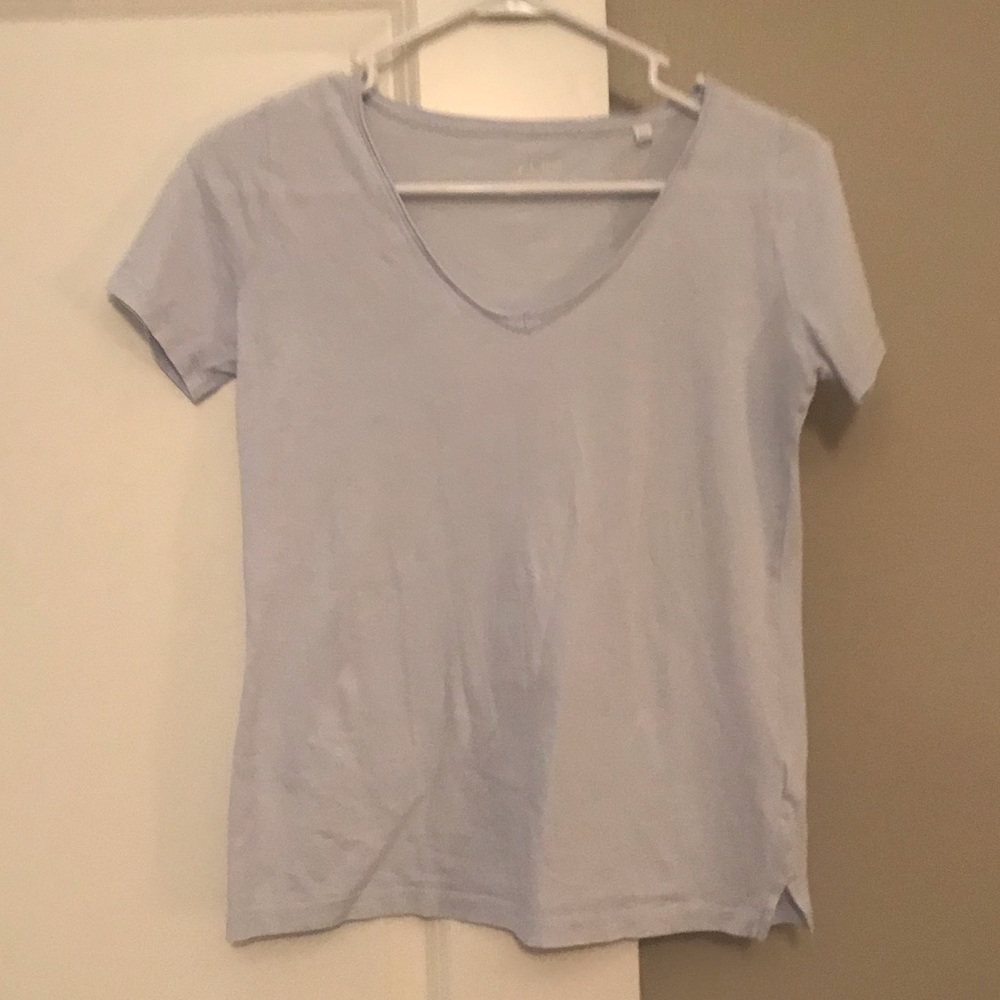JCrew light blue tee, size XXS